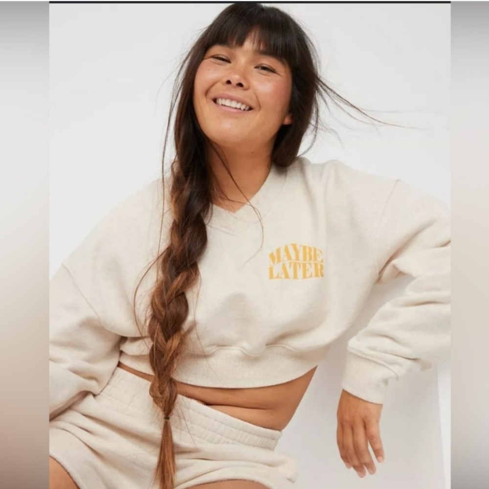 Aerie offline cropped sweatshirt women's small